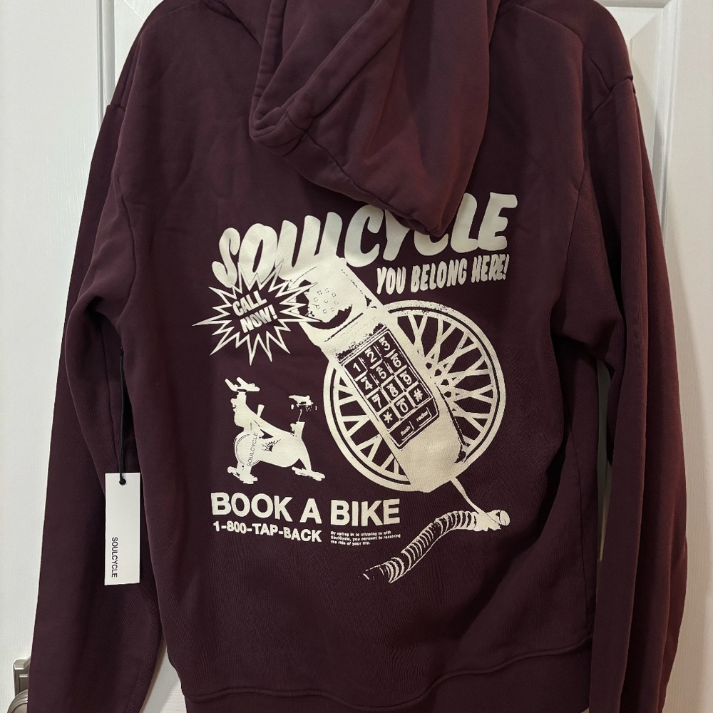 SoulCycle Maroon Phone Pryce Hoodie